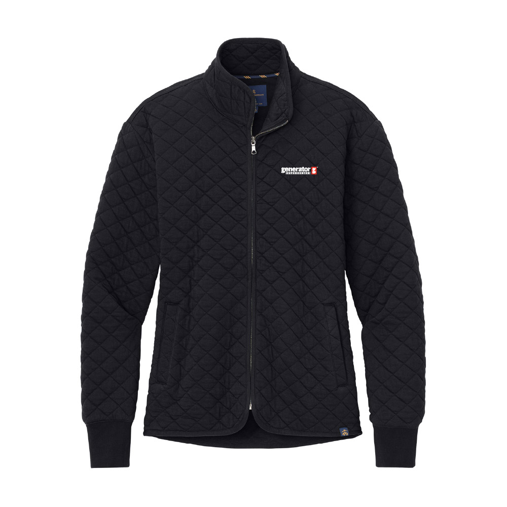 Brooks Brothers Women's Diamond Quilt Full Zip